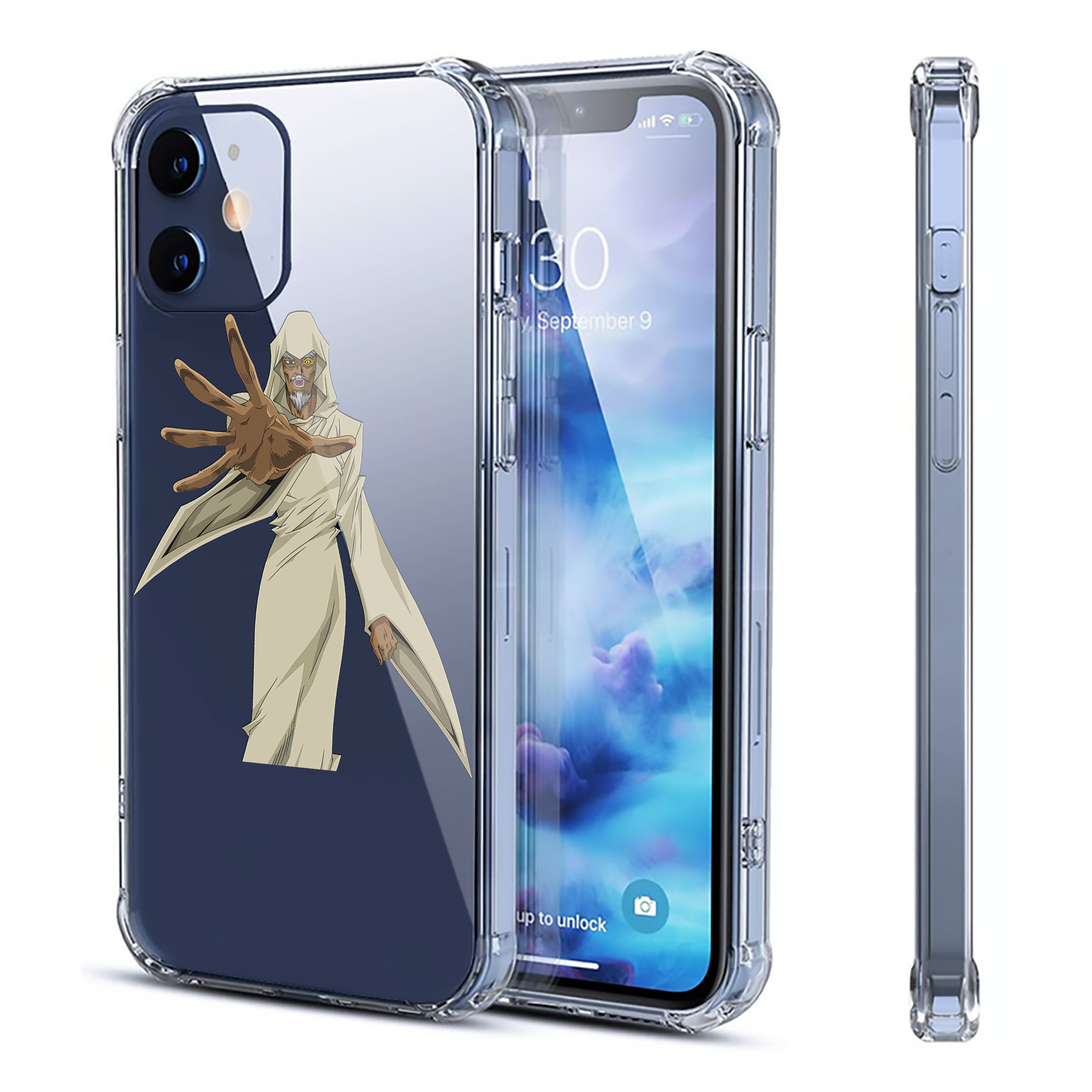 （画像用） 遊☆戯☆王 Yu-Gi-Oh! 【iPhone 12シリーズ対応】透明スマホケース（クリアソフトケース）